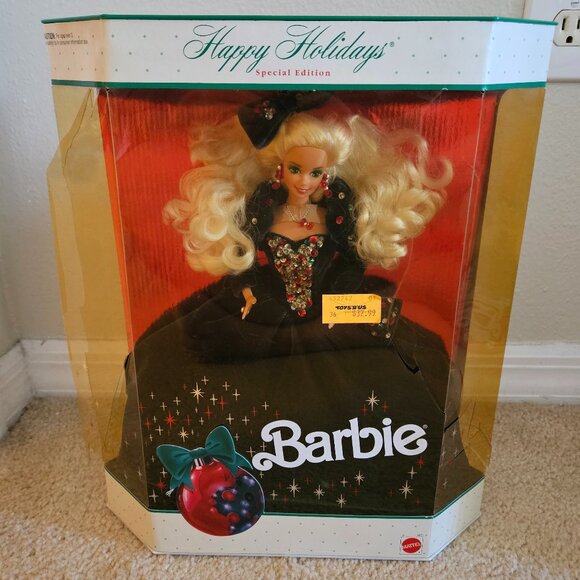 RARE NRFB VINTAGE MATTEL 1991 HAPPY HOLIDAYS SPECIAL EDITION BARBIE DOLL 1871